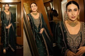 Hunterfly 26 04 03 174253 Karisma Kapoor Emerald Green Wedding Look