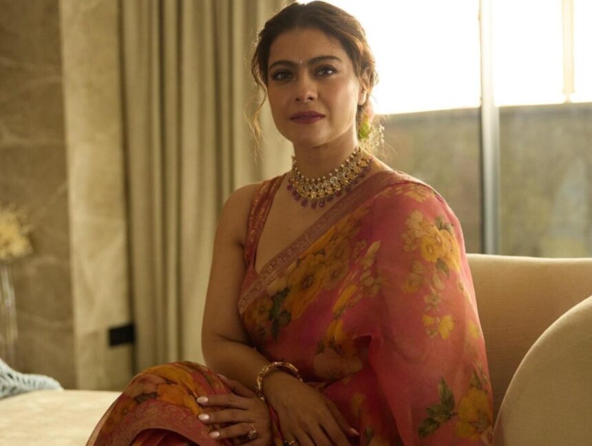 Hunterfly Kajols Blush Pink Saree Look Is Pure Glam — Heres Why Everyones Talking