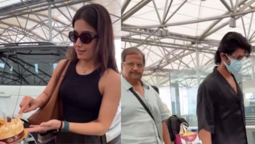 Hunterfly Screenshot 2026 04 04 195141 Rashmika Mandanna birthday airport celebration