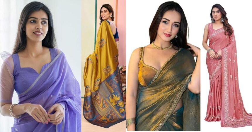 best selling sarees on amazon india budget silk saree
