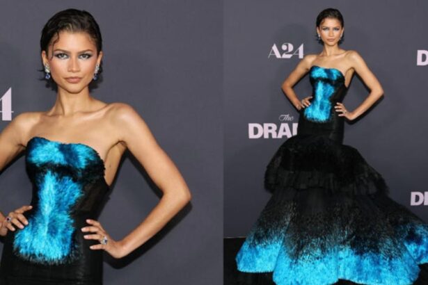 Hunterfly t 2026 04 03 180853 Zendaya Blue Feather Gown Premiere Look