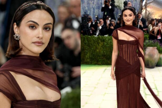 Camila Mendes in Manish Malhotra gown inspired by Amrita Sher-Gil at Met Gala 2026
