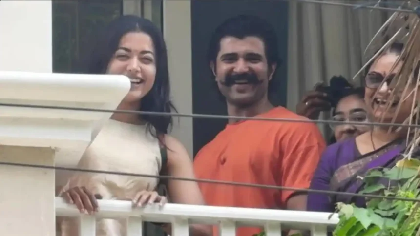 Hunterfly 026 05 09 212858 11zon Vijay Deverakonda and Rashmika Mandanna greeting fans during birthday celebration