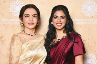 Nita Ambani and Isha Ambani at NMACC dinner during Venice Biennale 2026