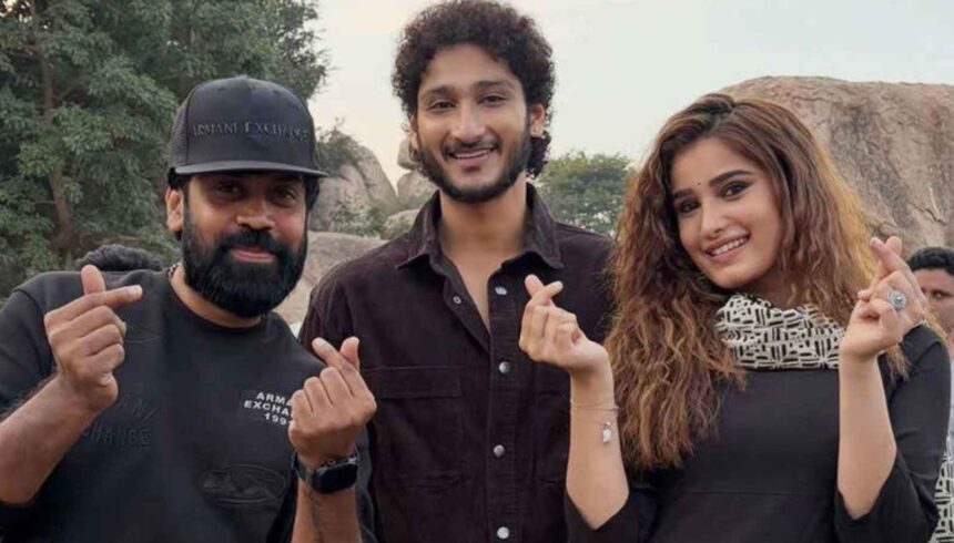Rasha Thadani and Jay Krishna Alelle Alelle BTS Photos