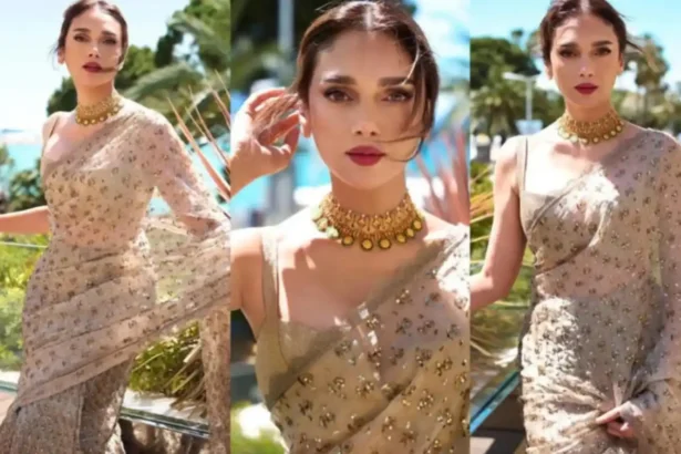 Aditi Rao Hydari Cannes 2026 Saree Look