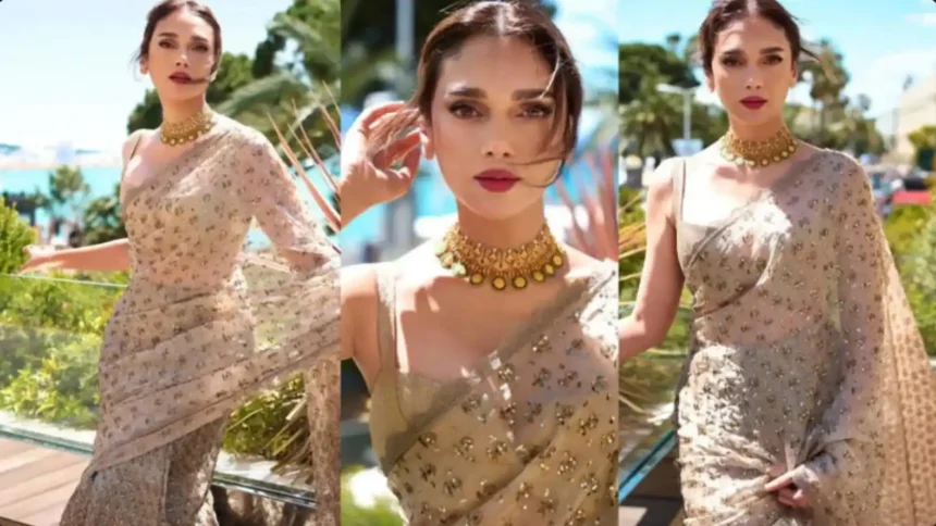 Aditi Rao Hydari Cannes 2026 Saree Look