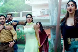Ayushmann Khurrana in Pati Patni Aur Woh Do during the film’s theatrical release.