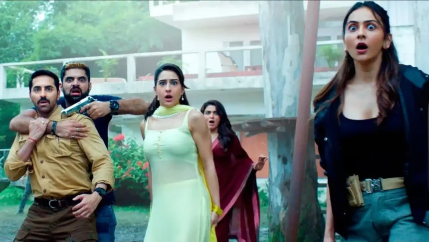 Ayushmann Khurrana in Pati Patni Aur Woh Do during the film’s theatrical release.