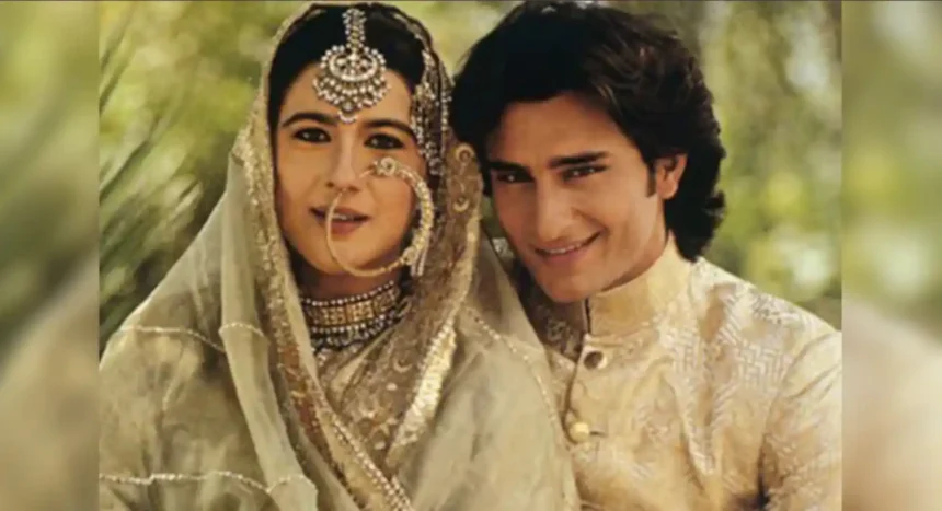 Saif Ali Khan speaking about his marriage with Amrita Singh during an interview