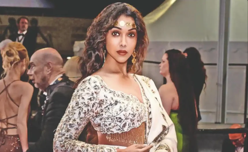 Hunterfly 026 05 25 192913 11zon Anupria Goenka at Cannes Film Festival 2026 in statement Indo-Western outfit