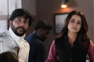 Trisha Krishnan and RJ Balaji share BTS moments from Karuppu success celebrations
