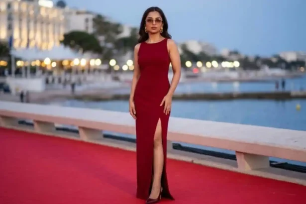 Ahsaas Channa at Cannes 2026 in glamorous designer outfits