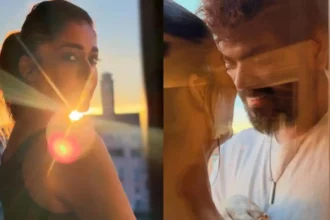 Nayanthara and Vignesh Shivan sharing romantic moments during a vacation