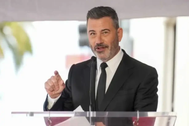 Jimmy Kimmel emotional speech Adam Carolla Hollywood Walk of Fame ceremony 2026