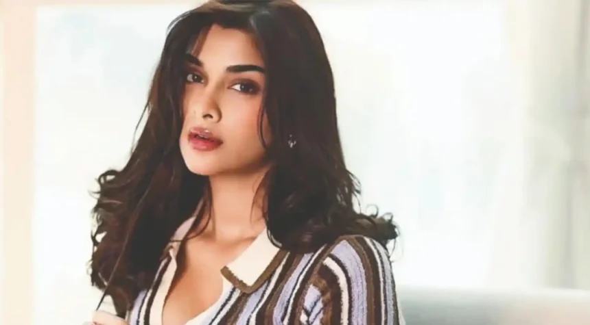 Actress Saiee Manjrekar discussing fitness, balanced nutrition, and healthy lifestyle habits