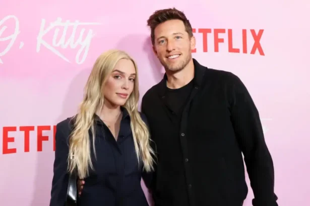 Alex Cooper announces pregnancy with husband Matt Kaplan on social media.