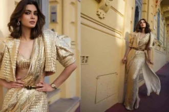 Hunterfly 2026 05 19 001200 11zon 11zon Diana Penty Gold Saree Cannes 2026