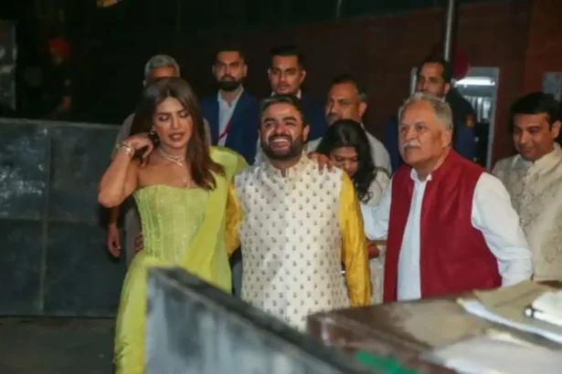 Priyanka Chopra’s mother Madhu Chopra at Parineeti Chopra and Raghav Chadha wedding in Udaipur