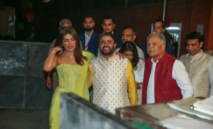 Priyanka Chopra’s mother Madhu Chopra at Parineeti Chopra and Raghav Chadha wedding in Udaipur