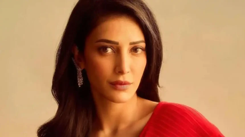 Shruti Haasan talking about hiding her identity during school days
