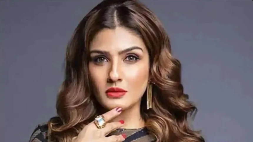 Raveena Tandon speaking during an interview about family and generational differences