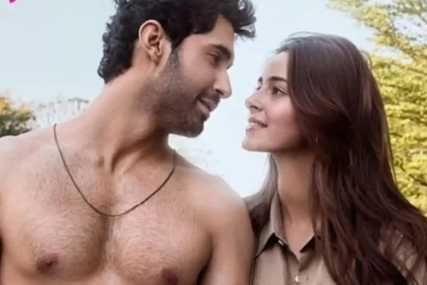 Lakshya and Ananya Panday in Chand Mera Dil movie still amid box office collection report
