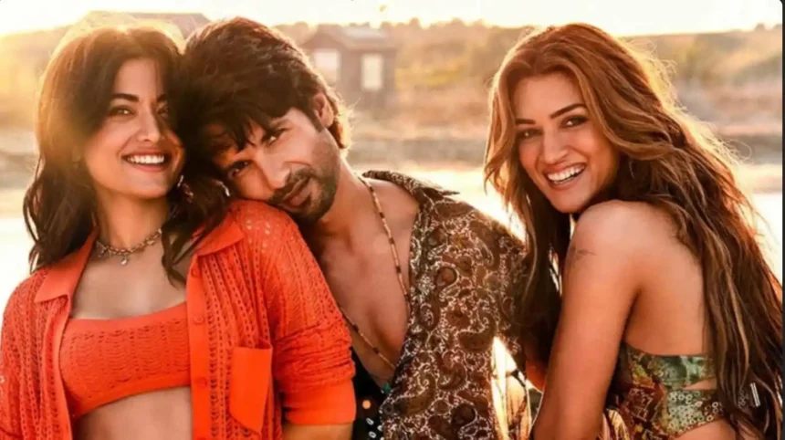 Hunterfly 2026 05 31 121223 11zon Shahid Kapoor, Kriti Sanon and Rashmika Mandanna during Cocktail 2 promotions