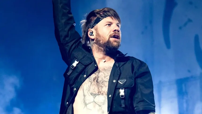 Beartooth singer Caleb Shomo and Fleur Shomo during happier times together