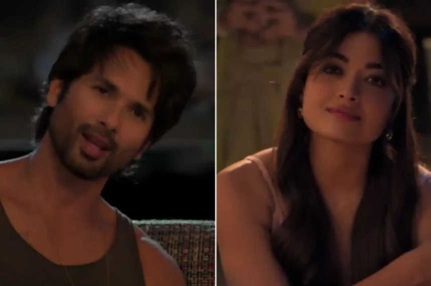 Hunterfly 6 05 25 193813 11zon Shahid Kapoor and Rashmika Mandanna in Tujhko song from Cocktail 2