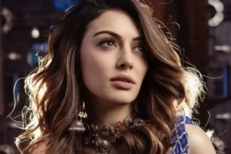 Hansika Motwani during promotions of the Tamil film Bogan alongside Ravi Mohan and Arvind Swamy.