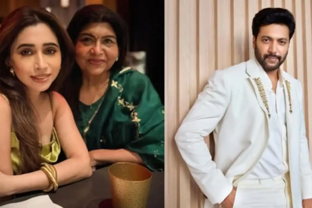 Aarti Ravi’s mother Sujatha Vijaykumar reacts to Ravi Mohan’s allegations during ongoing divorce proceedings.