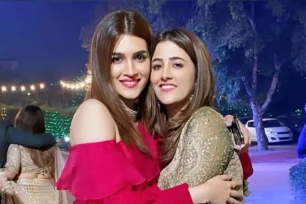 Kriti Sanon giving sister Nupur Sanon a head massage in a viral Instagram video