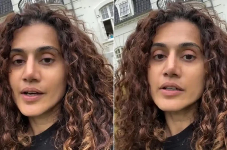 Hunterfly 026 06 01 102558 11zon Taapsee Pannu speaking about body positivity and healthy fitness expectations