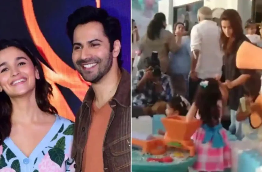 Alia Bhatt with daughter Raha at Lara Dhawan birthday party viral video