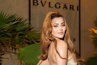 Urvashi Rautela at the James Bond 007 A View To A Kill Gala as the only Indian invitee