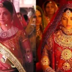 Aishwarya Rai as Jodhaa Bai wearing iconic bridal lehenga designed by Neeta Lulla in Jodhaa Akbar