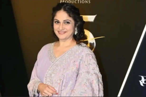 Gracy Singh attends the 25-year celebration of Lagaan in Mumbai.