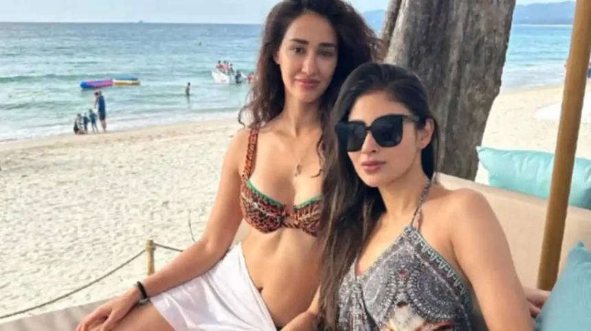 Hunterfly 026 06 14 160643 11zon Mouni Roy and Disha Patani together during a social event and vacation moments.