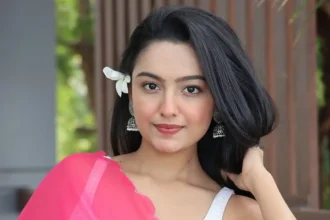 Television actress Sanchita Ugale during a public appearance and acting career event.
