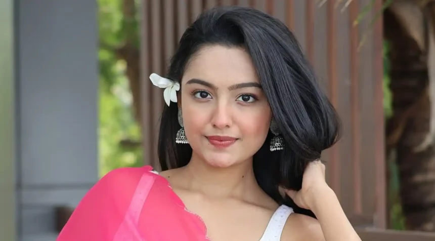 Television actress Sanchita Ugale during a public appearance and acting career event.