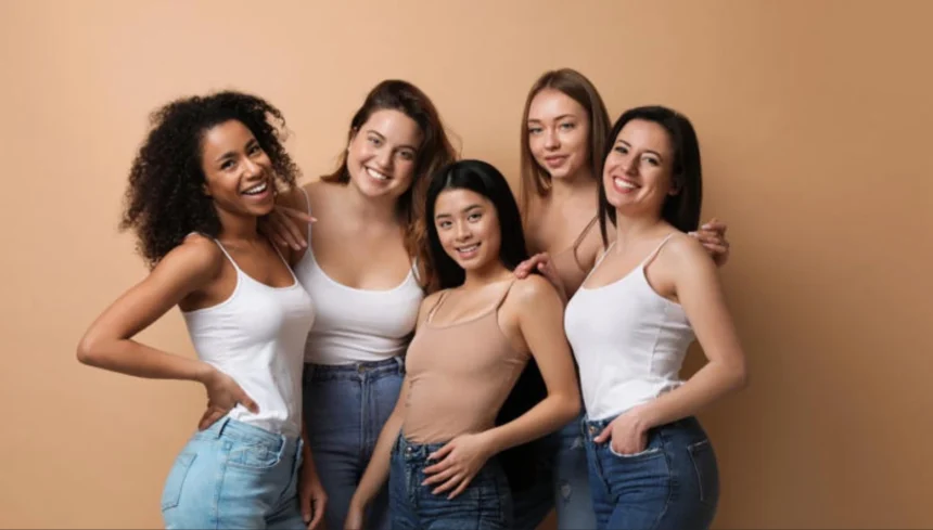 Illustration of six female personality archetypes representing Alpha, Beta, Gamma, Delta, Omega, and Sigma personality types in psychology.