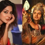 Actress Sanskruti Jayana as Satyabhama in Krishnavtaram during her acting debut
