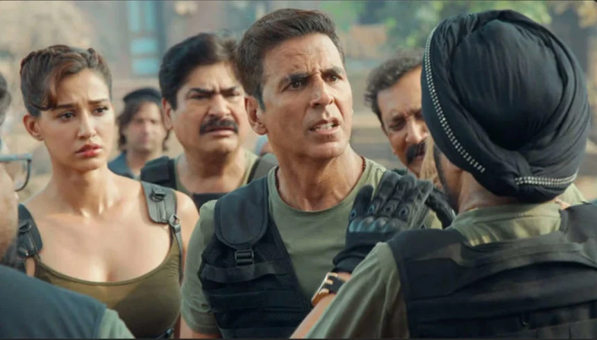 Akshay Kumar and ensemble cast of Welcome to the Jungle during promotional campaign for the comedy film