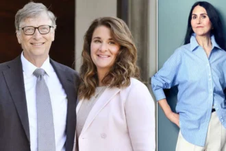 Bill Gates at a public event amid renewed discussion about his personal history and public image