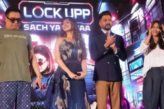 Lock Upp 2 promotional image featuring new hosts Farah Khan and Riteish Deshmukh