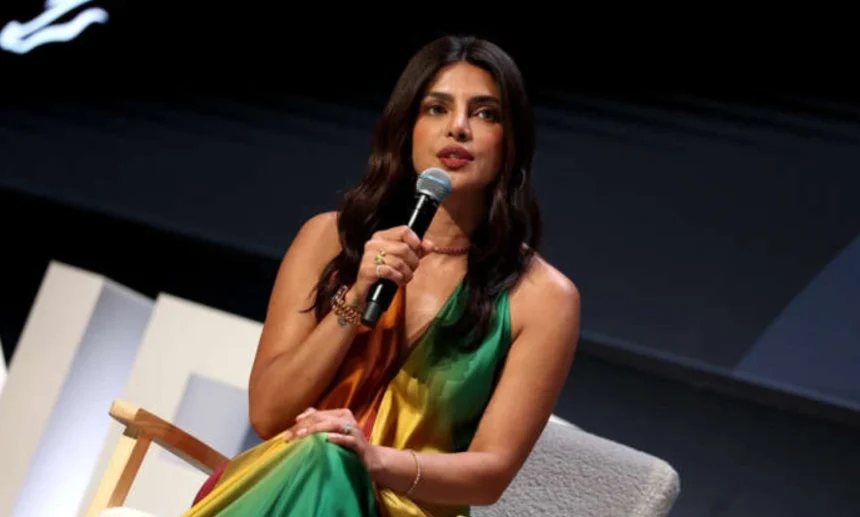 Hunterfly 026 06 29 185048 Priyanka Chopra Cannes Lions event bold fashion silk satin gown polka dot dress