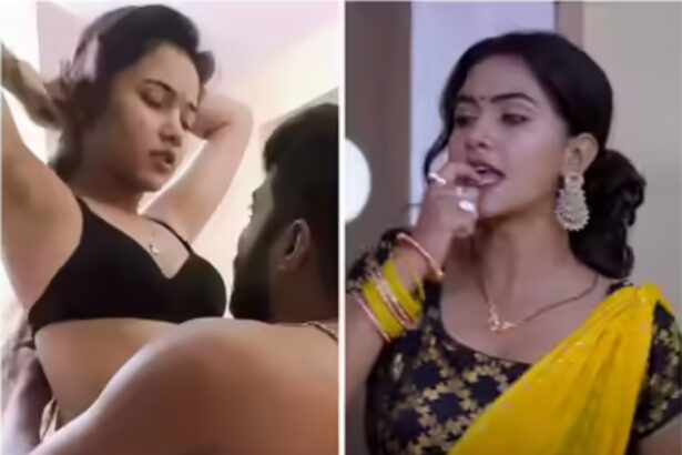 Hunterfly 026 06 30 113325 Trisha Kar Madhu in a traditional saree during an Instagram reel.