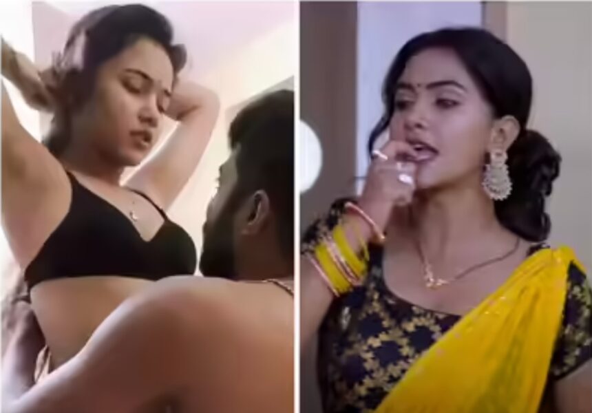 Hunterfly 026 06 30 113325 Trisha Kar Madhu in a traditional saree during an Instagram reel.