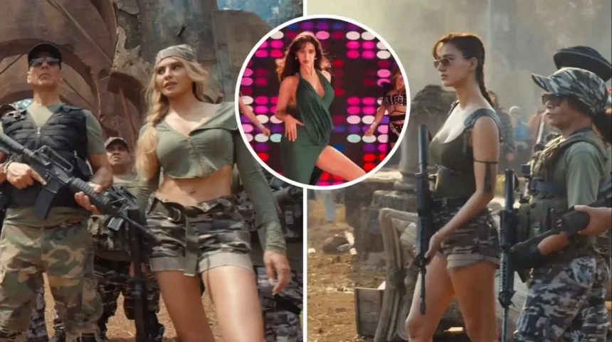 Hunterfly 2026 06 13 105804 11zon Disha Patani and Jacqueline Fernandez in Welcome To The Jungle trailer alongside Akshay Kumar and ensemble cast